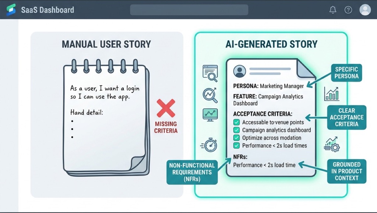How to Use AI to Write Better User Stories in Half the Time