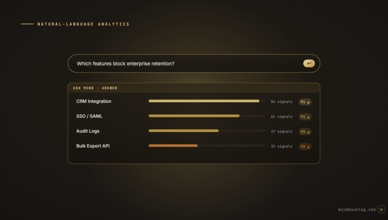Natural Language Product Analytics: Ask Questions, Get Roadmap Insights
